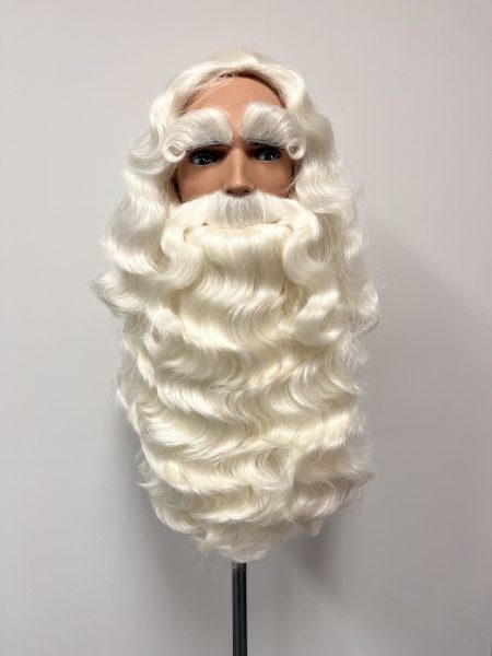 Baardstel Sinterklaas TV Sint.122, synthetisch (imitatie buffel) 'DOOSKORTING'  *TIP*