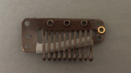 Haarwerkklem Clipion A Large Donkerbruin 3,8 cm