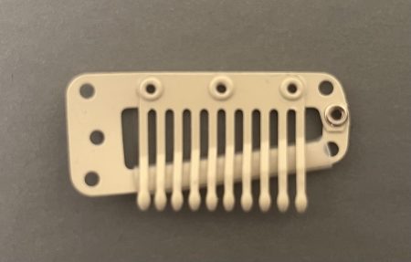 Haarwerkklem Clipion A Large wit- blond 3,8 cm