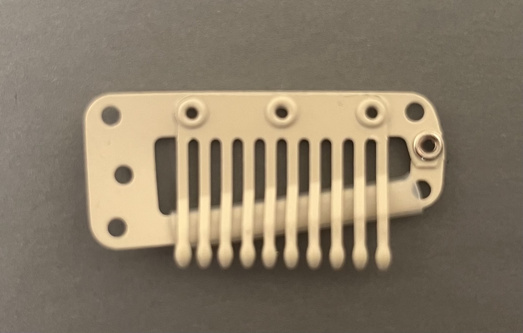 Haarwerkklem Clipion A Large wit- blond 3,8 cm