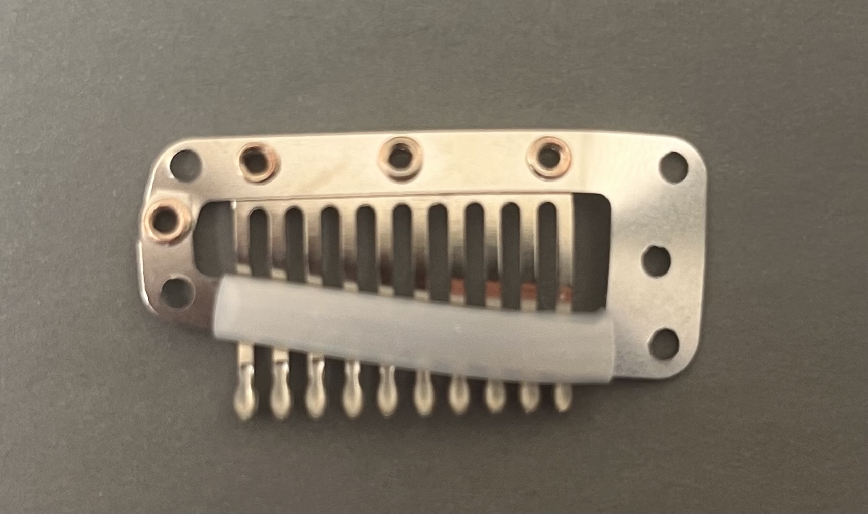 Haarwerkklem Clipion A Large Blank 3,8 cm - Afbeelding 2