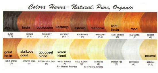 doorgaan met schroot verzoek COLORA HENNA poeder, 60 gram ( div kleuren) - Capelle Haarwerken