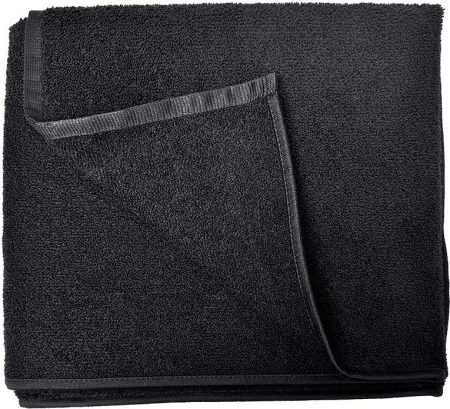 Handdoek Microvezel zwart 51x86 cm