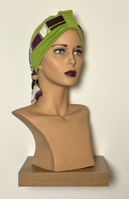 Aktion muts groen met diva sjawl