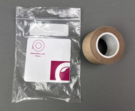 CHW tape Filament, rol breed ZAKJE 25 mm x 3m KS7 **NIEUW**