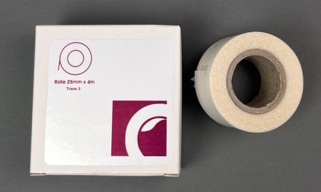 CHW tape Trans 3 BOX rol transparant breed 25mmx4mtr KS4 ***BESTSELLER***