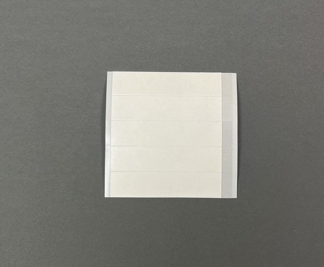 CHW tape Trans 3 BOX 100x smalle strips 12mmx50mm met vingerlift KS4 - Afbeelding 2