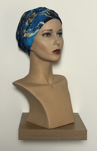 Isa mutsje Blauw / zand ( 549 )