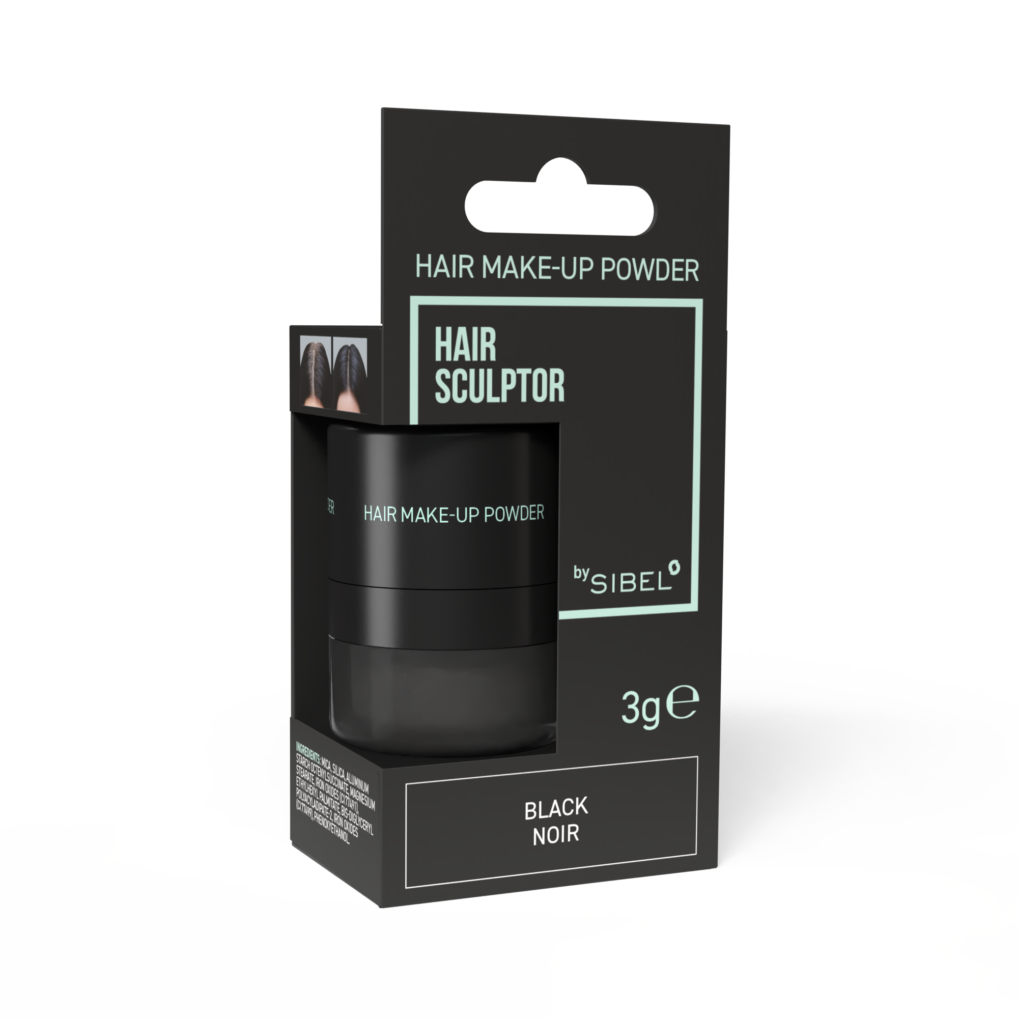 Hair Sculptor Hair Make Up poeder voor camouflage uitgroei - Afbeelding 2